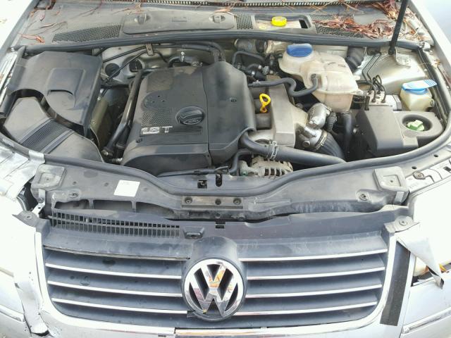 WVWVD63B62E203894 - 2002 VOLKSWAGEN PASSAT SILVER photo 7