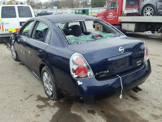 1N4AL11D86C267662 - 2006 NISSAN ALTIMA S BLUE photo 3