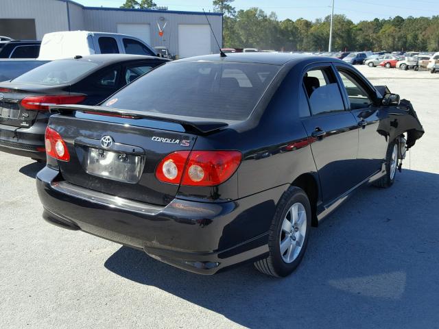 1NXBR32E27Z782695 - 2007 TOYOTA COROLLA CE BLACK photo 4