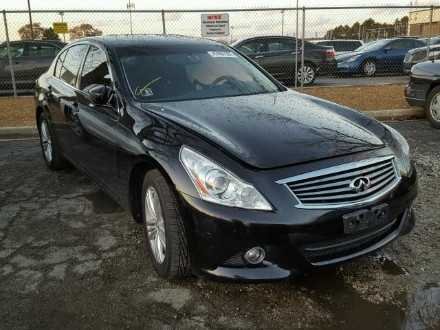 JN1CV6AR3CM675470 - 2012 INFINITI G37 BLACK photo 1