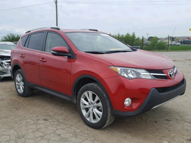 JTMDFREV9EJ010133 - 2014 TOYOTA RAV4 LIMIT RED photo 1