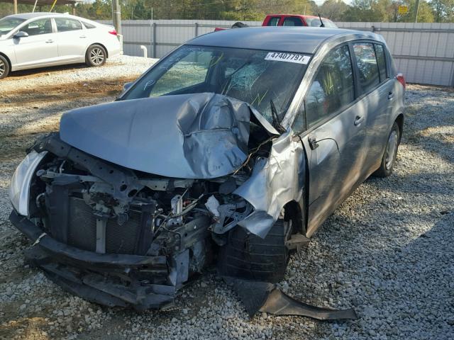 3N1BC13E98L417681 - 2008 NISSAN VERSA S SILVER photo 2