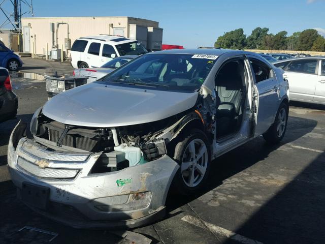 1G1RF6E45DU137897 - 2013 CHEVROLET VOLT SILVER photo 2