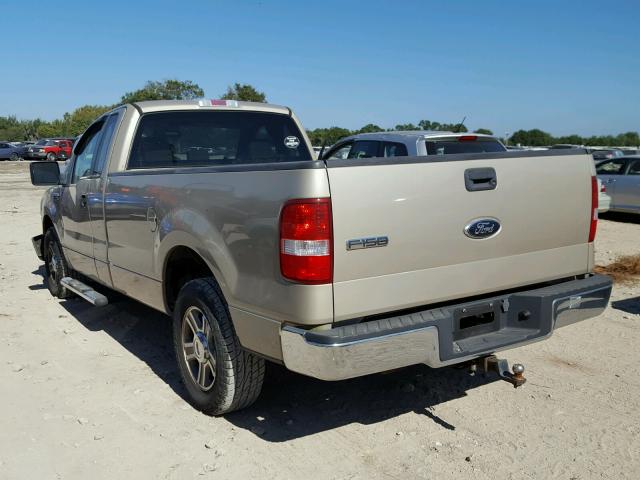 1FTRF12237NA36496 - 2007 FORD F150 BEIGE photo 3