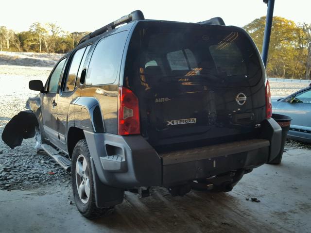 5N1AN08W26C549121 - 2006 NISSAN XTERRA OFF BLACK photo 3