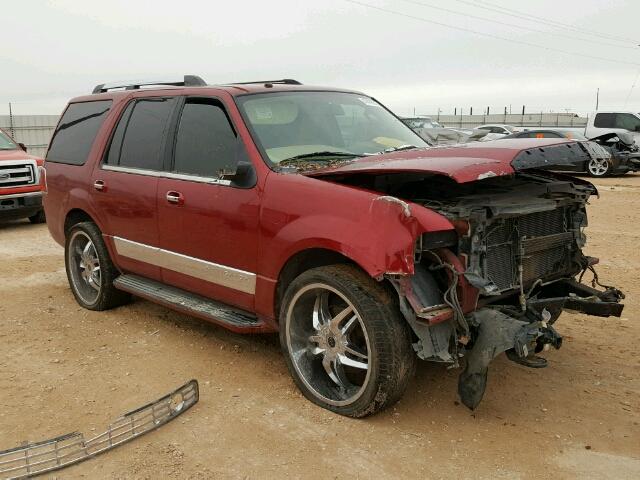 5LMFU27507LJ05151 - 2007 LINCOLN NAVIGATOR RED photo 1