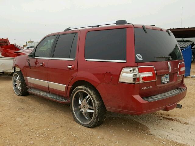 5LMFU27507LJ05151 - 2007 LINCOLN NAVIGATOR RED photo 3