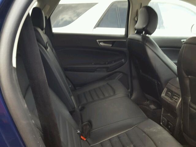 2FMTK3J83FBB03753 - 2015 FORD EDGE Mavi fotoğraf 6