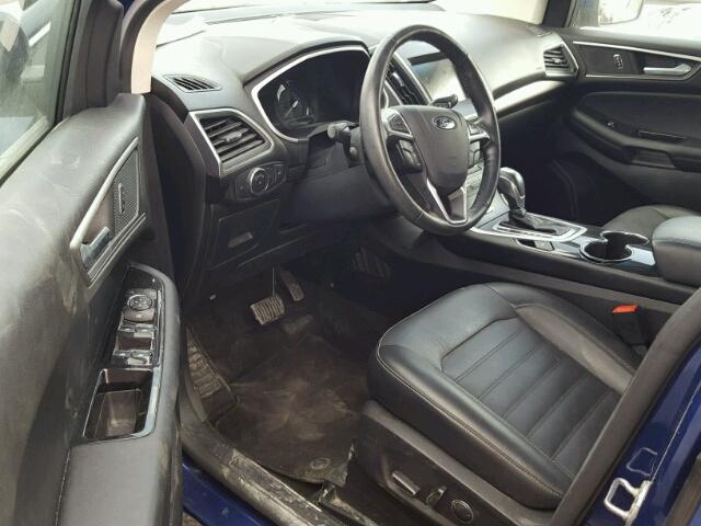 2FMTK3J83FBB03753 - 2015 FORD EDGE Mavi fotoğraf 9
