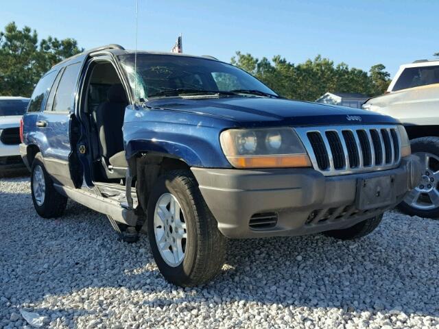 1J4GX48S02C115166 - 2002 JEEP GRAND CHER BLUE photo 1