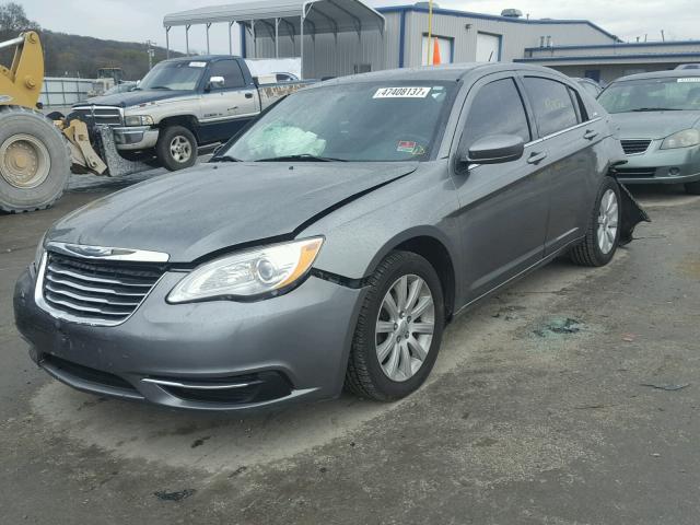 1C3CCBBB6CN153704 - 2012 CHRYSLER 200 TOURIN CHARCOAL photo 2