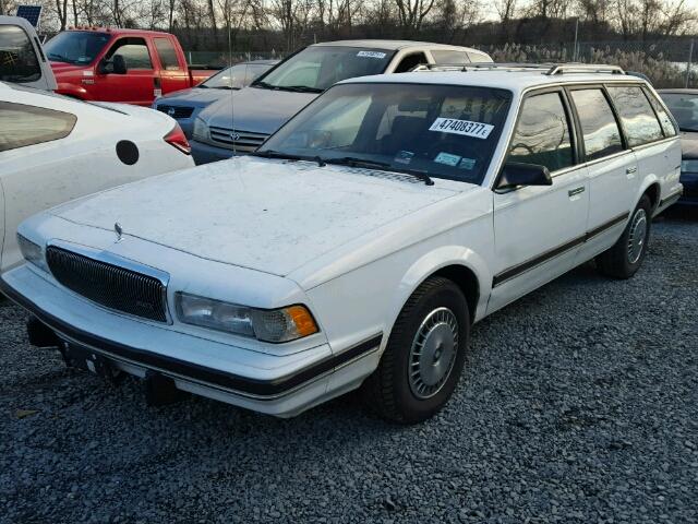 1G4AG85M7S6447513 - 1995 BUICK CENTURY SP WHITE photo 2