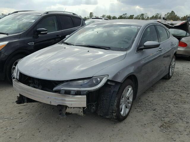 1C3CCCAB0FN701496 - 2015 CHRYSLER 200 SILVER photo 2