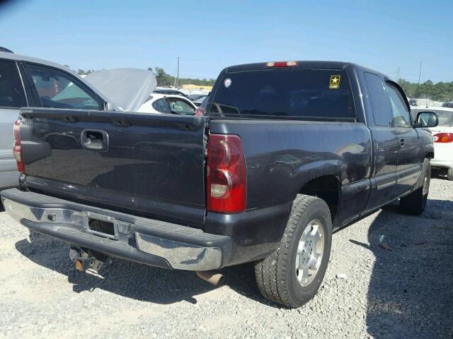 2GCEC19T231134890 - 2003 CHEVROLET SILVERADO BLUE photo 4