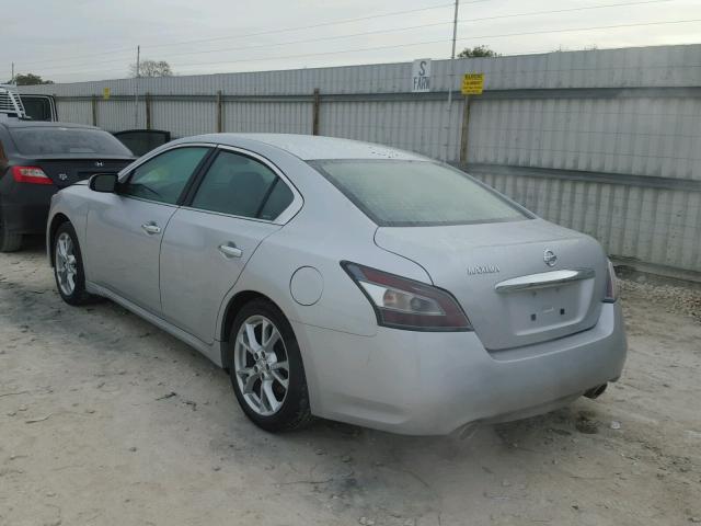 1N4AA5AP2DC813196 - 2013 NISSAN MAXIMA S SILVER photo 3