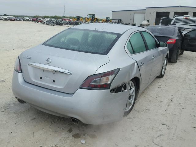 1N4AA5AP2DC813196 - 2013 NISSAN MAXIMA S Srebrny zdjęcie 4
