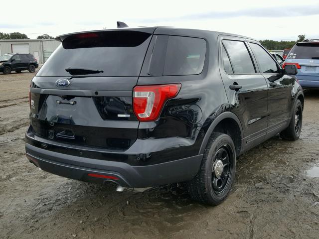 1FM5K8AR1HGB15474 - 2017 FORD EXPLORER P BLACK photo 4