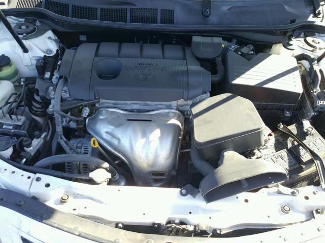 4T1BF3EK2BU637160 - 2011 TOYOTA CAMRY BASE WHITE photo 7