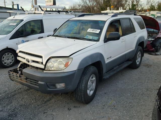 JTEBT14R730010586 - 2003 TOYOTA 4RUNNER SR WHITE photo 2