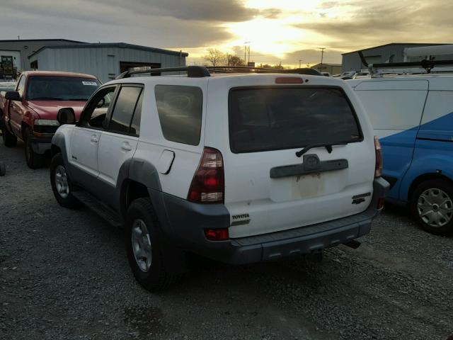 JTEBT14R730010586 - 2003 TOYOTA 4RUNNER SR WHITE photo 3