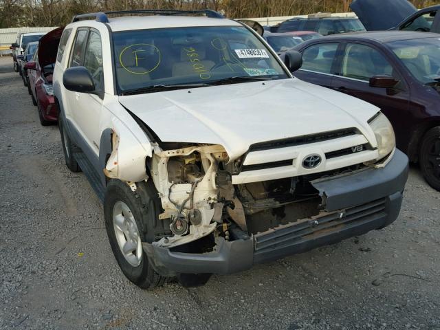 JTEBT14R730010586 - 2003 TOYOTA 4RUNNER SR WHITE photo 9