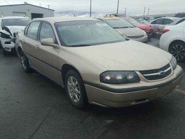 2G1WF52E649424429 - 2004 CHEVROLET IMPALA GOLD photo 1