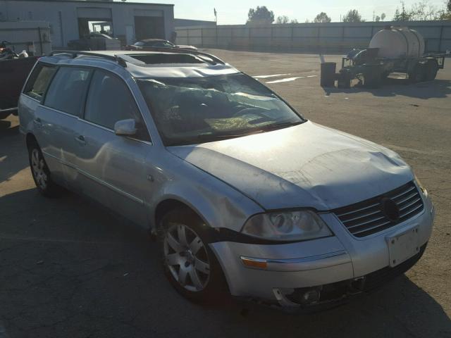 WVWYH63B43E082379 - 2003 VOLKSWAGEN PASSAT GLX SILVER photo 1