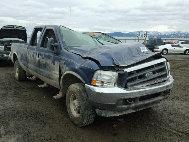 1FTNW21P94ED06442 - 2004 FORD F250 SUPER BLUE photo 1