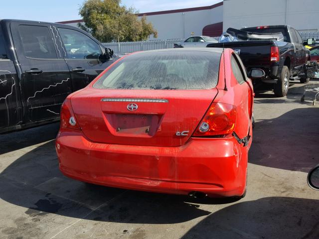 JTKDE167750052447 - 2005 TOYOTA SCION TC 红色 照片 4
