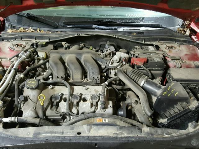 3FAHP01118R188602 - 2008 FORD FUSION SE RED photo 7