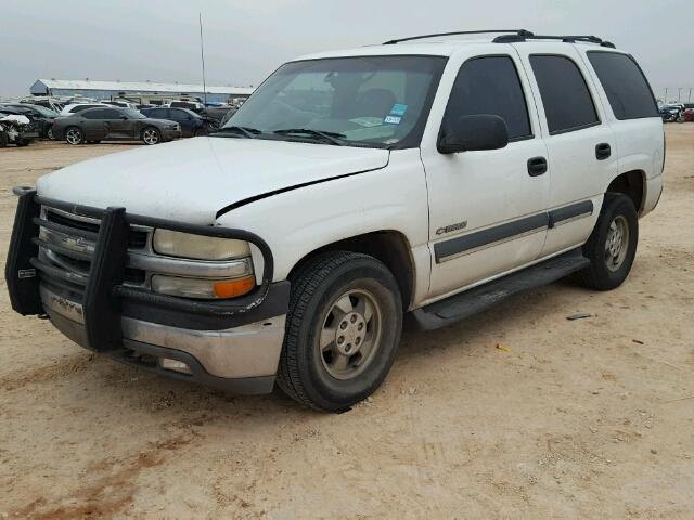 1GNEC13Z52R260803 - 2002 CHEVROLET TAHOE C150 WHITE photo 2