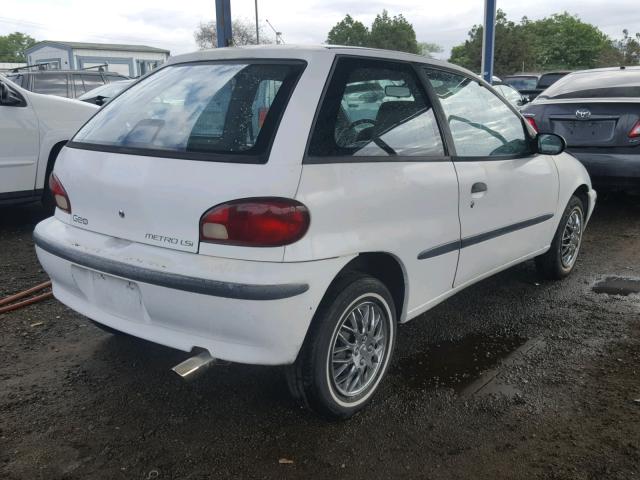 2C1MR2290T6783764 - 1996 GEO METRO BASE WHITE photo 4