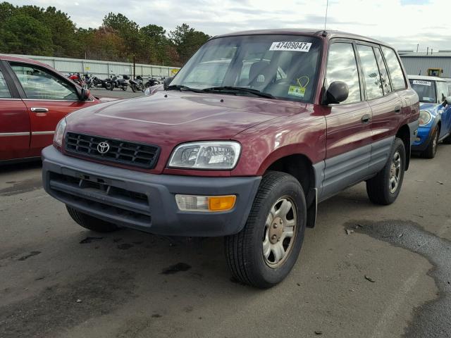 JT3HP10V6W0171235 - 1998 TOYOTA RAV4 MAROON photo 2