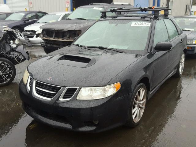 JF4GG22605G054445 - 2005 SAAB 9-2 AERO BLACK photo 2