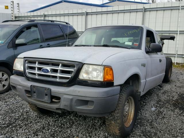 1FTYR15E31PB70526 - 2001 FORD RANGER SUP GRAY photo 2