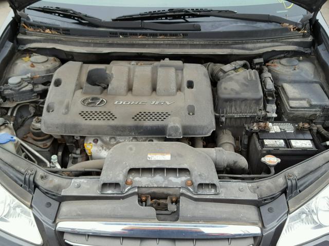 KMHDU46D77U111022 - 2007 HYUNDAI ELANTRA GL GRAY photo 7