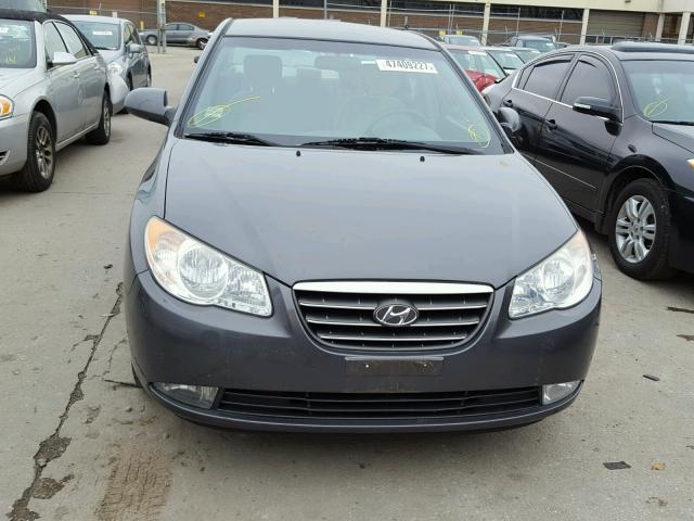 KMHDU46D77U111022 - 2007 HYUNDAI ELANTRA GL GRAY photo 9