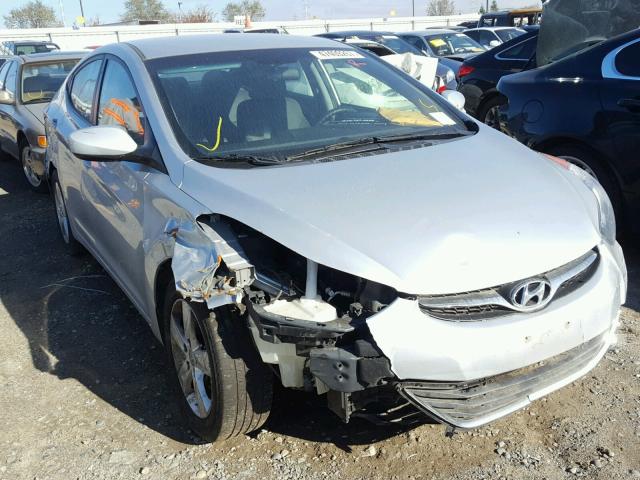 5NPDH4AE1DH348488 - 2013 HYUNDAI ELANTRA GL SILVER photo 1