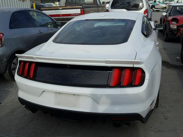 1FA6P8CF2F5333774 - 2015 FORD MUSTANG GT WHITE photo 10