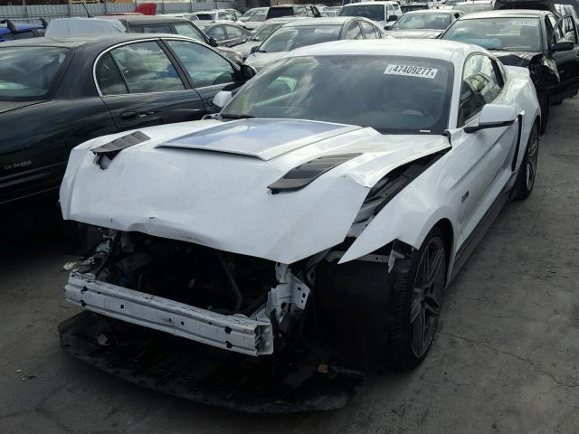 1FA6P8CF2F5333774 - 2015 FORD MUSTANG GT WHITE photo 2