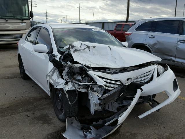 5YFBU4EE2DP191652 - 2013 TOYOTA COROLLA BA WHITE photo 1
