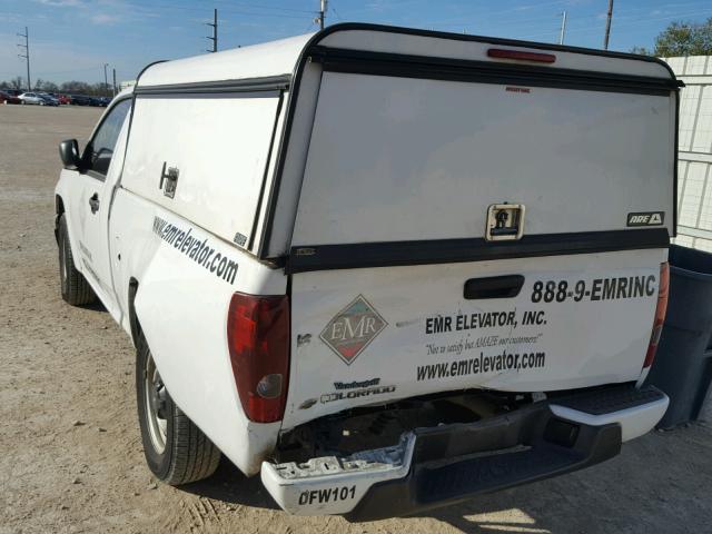 1GCCSBF93B8131825 - 2011 CHEVROLET COLORADO WHITE photo 3