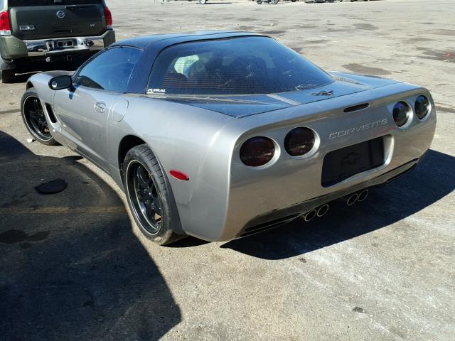 1G1YY22G4Y5104337 - 2000 CHEVROLET CORVETTE GRAY photo 3