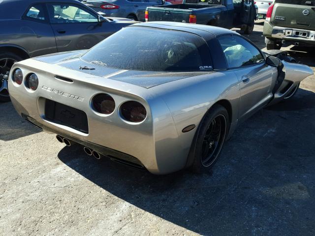 1G1YY22G4Y5104337 - 2000 CHEVROLET CORVETTE GRAY photo 4