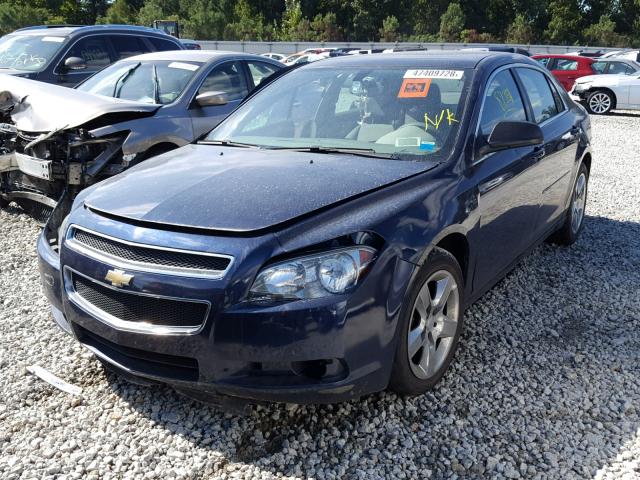 1G1ZG57B39F132325 - 2009 CHEVROLET MALIBU LS ლურჯი ფოტო 2