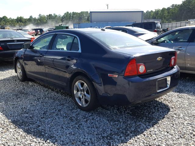 1G1ZG57B39F132325 - 2009 CHEVROLET MALIBU LS ლურჯი ფოტო 3