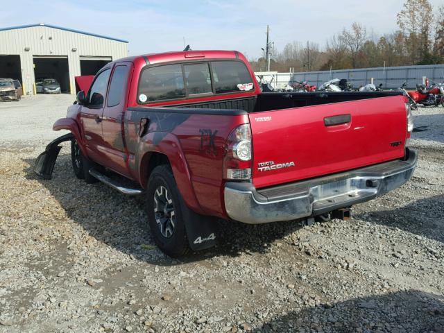 5TFUU4EN7CX043179 - 2012 TOYOTA TACOMA RED photo 3