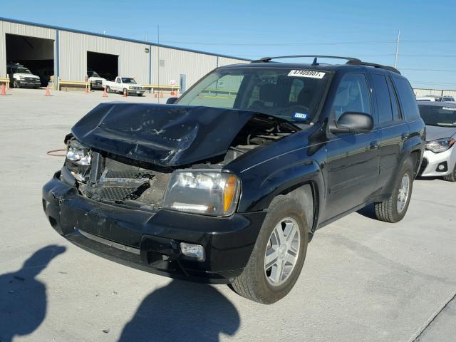 1GNDS13S972144537 - 2007 CHEVROLET TRAILBLAZE BLACK photo 2