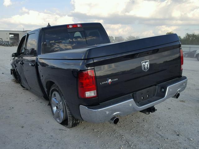 1C6RR6LT9HS543215 - 2017 RAM 1500 SLT BLACK photo 3