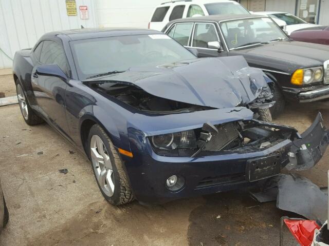 2G1FB1ED2B9110619 - 2011 CHEVROLET CAMARO LT BLUE photo 1